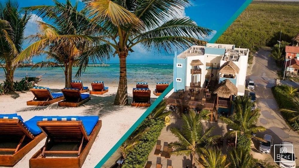 Hotel Beke Mahahual Bagian luar foto