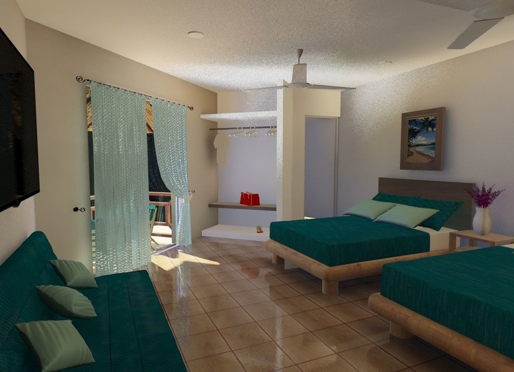 Hotel Beke Mahahual Bagian luar foto