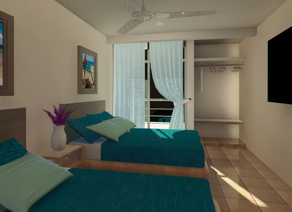 Hotel Beke Mahahual Bagian luar foto