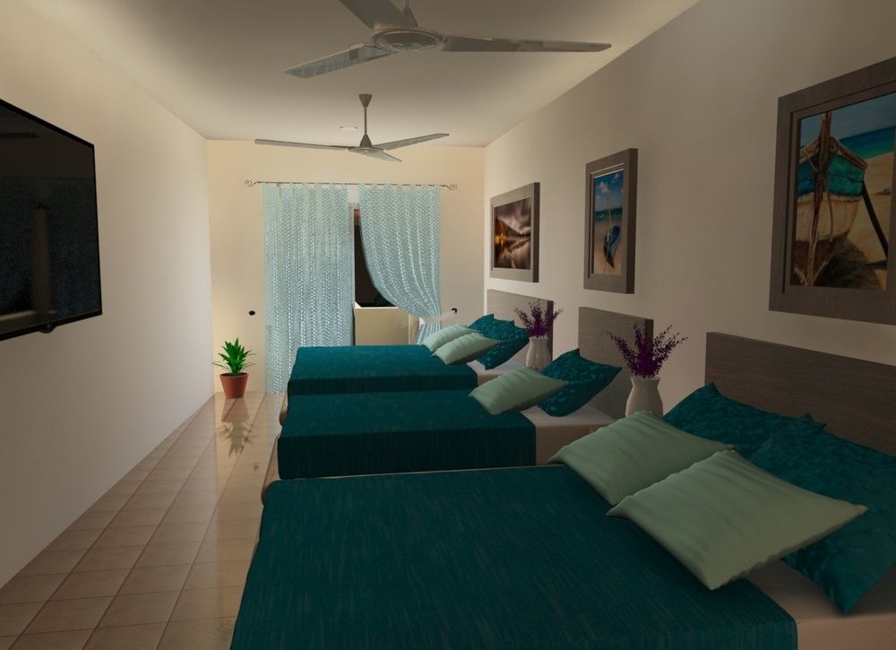 Hotel Beke Mahahual Bagian luar foto